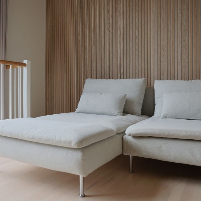 Oak Panels in Living room